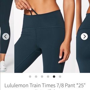 Lululemon train times leggings